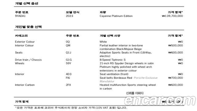 Porsche Cayenne (PO536) 3.0 Platinum Edition, 2023 20