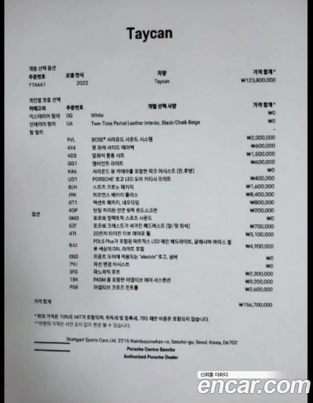 Porsche 타이칸 базовый, 2022 19