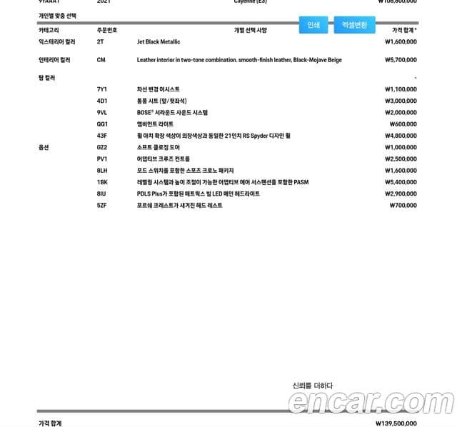 Porsche Cayenne (PO536), 2021 13