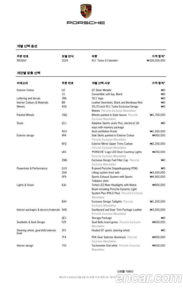 Porsche 911 (992) турбо S кабриолет, 2024 19