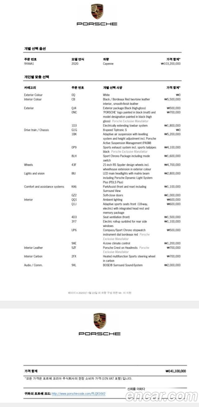 Porsche Cayenne (PO536), 2020 19