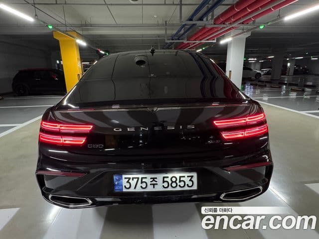 Genesis G80 (RG3) чёрный, 2025 3