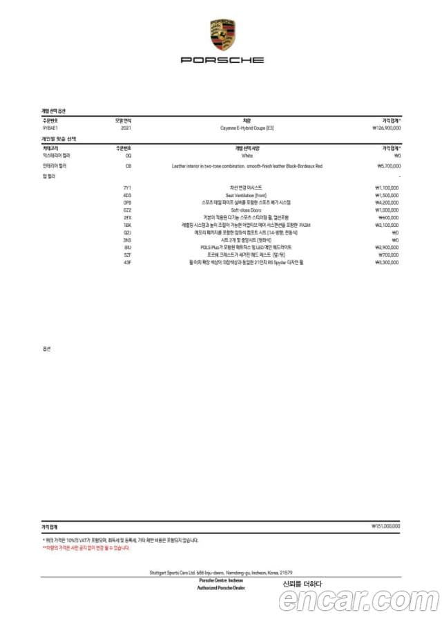 Porsche Cayenne (PO536) 3.0 E-гибрид купе, 2021 20