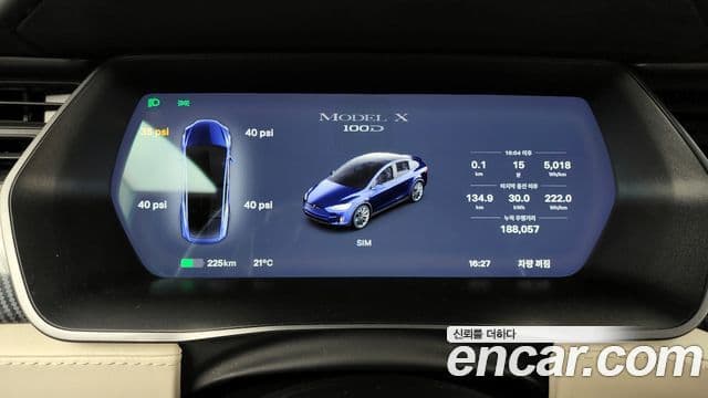 Tesla модель X Long Range, 2019 8