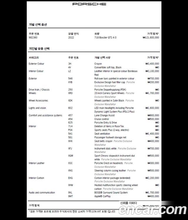 Porsche 718 Boxster 4.0 GTS, 2022 19