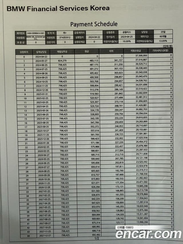 BMW 5시리즈 (G30) 523d M Sport, 2021 19