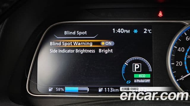 Nissan 리프 (ZE1) EV SL, 2019 16