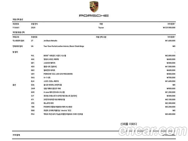 Porsche 타이칸 базовый, 2024 17