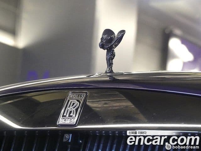 Rolls-Royce 고스트 6.6 V12 чёрный эмблема, badge, 2018 20
