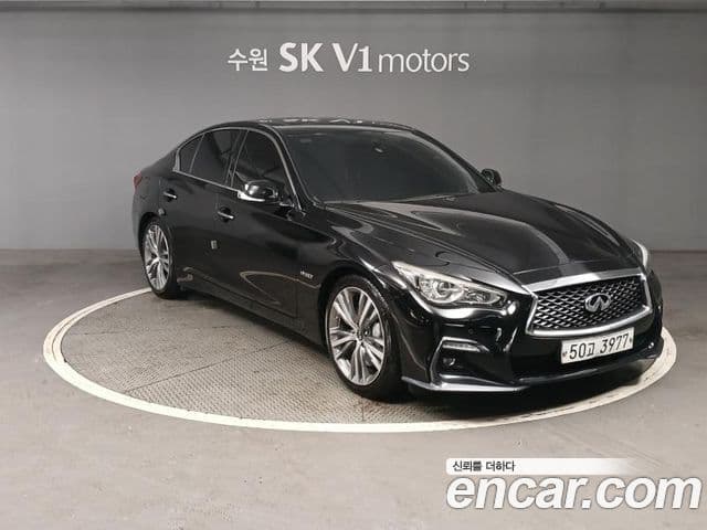 Infiniti Q50 3.5 синий Sport Sensory, 2018 все фото