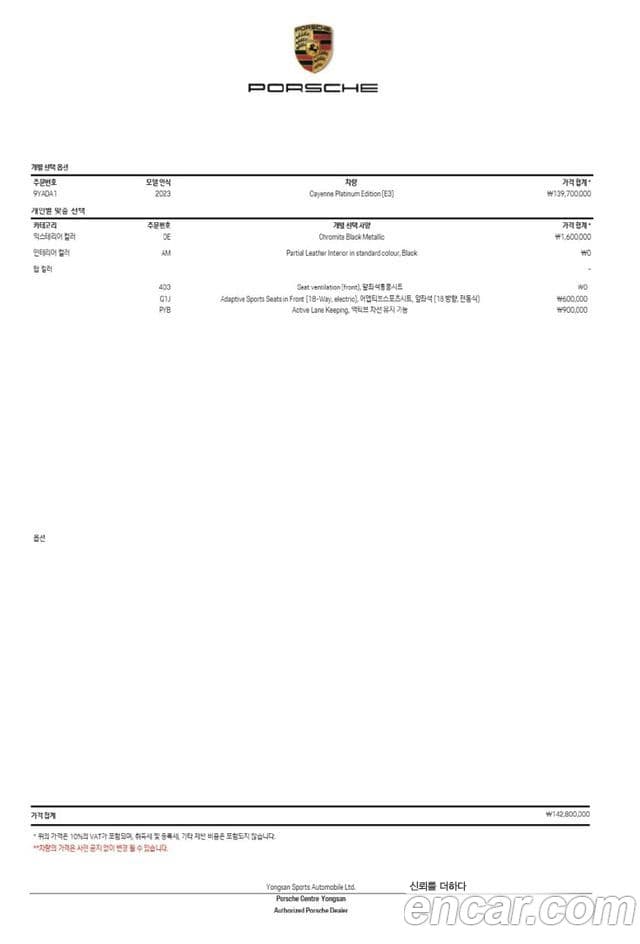 Porsche Cayenne (PO536) 3.0 Platinum Edition, 2023 20