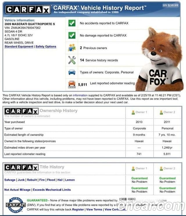 Maserati Quattroporte S 4.7 V8, 2009 18