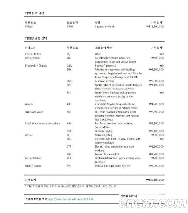 Porsche Cayenne (PO536) 3.0 E-гибрид, 2020 20