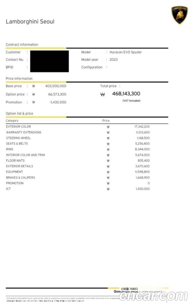 Lamborghini 우라칸 LP640-4 Evo Spyder, 2023 11