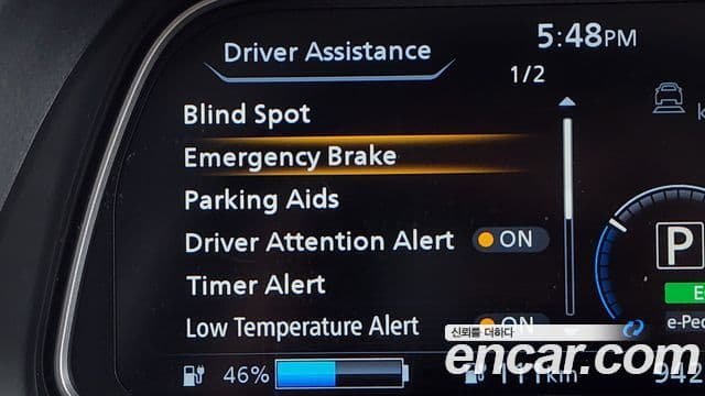 Nissan 리프 (ZE1) EV SL, 2019 16