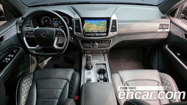 KG모빌리티(SsangYong) All New Rexton The / новый чёрный, 2021 7