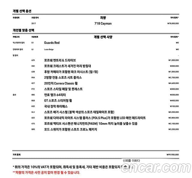 Porsche 718 카이맨, 2017 19