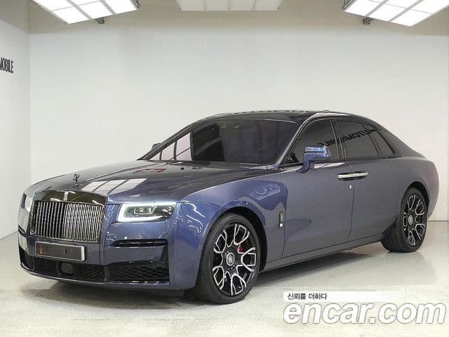 Rolls-Royce 고스트 2세대 6.7 V12 чёрный эмблема, badge, 2023 1