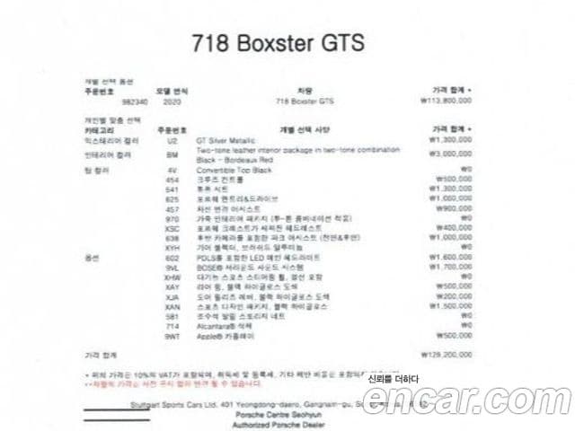 Porsche 718 Boxster 2.5 GTS, 2020 20