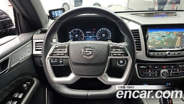 KG모빌리티(SsangYong) All New Rexton The / новый чёрный, 2023 13