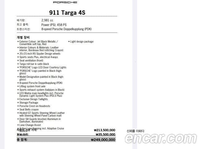 Porsche 911 (992) Targa 4S, 2024 20