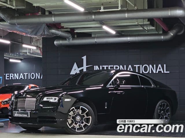 Rolls-Royce 레이스 6.6 чёрный эмблема, badge, 2019 2