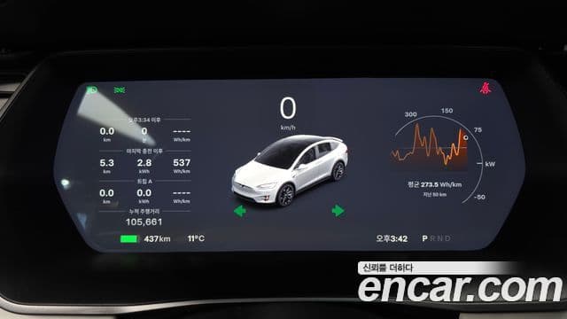 Tesla модель X Long Range, 2019 8