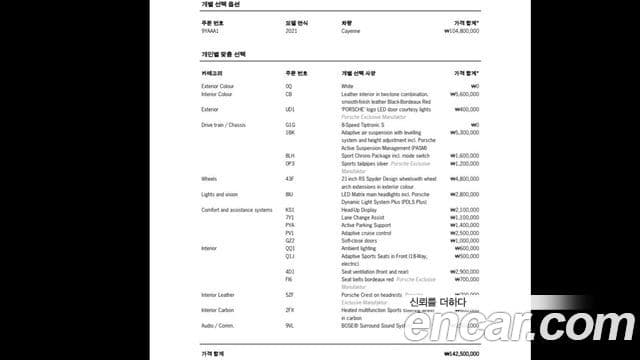 Porsche Cayenne (PO536), 2021 20