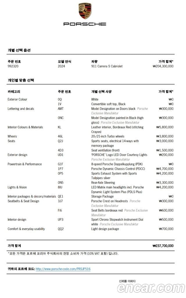 Porsche 911 (992) Carrera S кабриолет, 2024 10