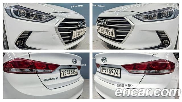 Hyundai Avante AD 1.6 LPI Smart(арендный автомобиль), 2018 8