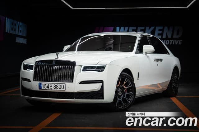 Rolls-Royce 고스트 2세대 6.7 V12 чёрный эмблема, badge, 2022 1